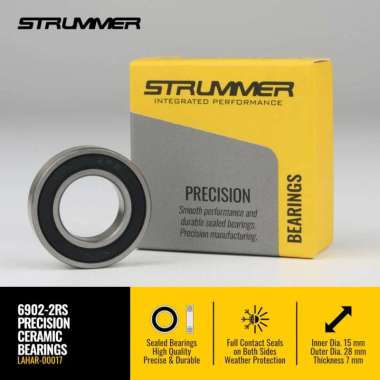 Strummer Sealed Bearing (Hybrid Ceramic) Bearing/Lahar/Laker Hub 6902-2RS
