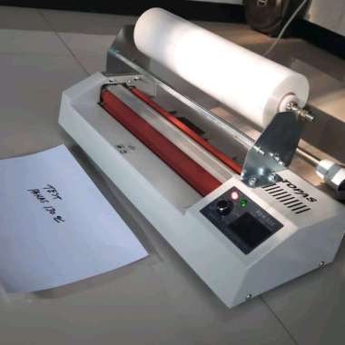 Mesin Laminasi Panas Dingin Roll A3+ Modifikasi 33cm Topas FGK 330 Modified Laminating Machine Topas