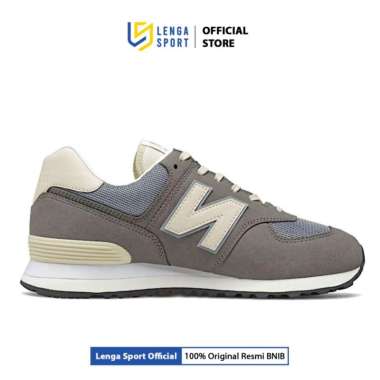 Sepatu Sneakers Pria New Balance 574 GREY (ML574SRP) ORIGINAL 44