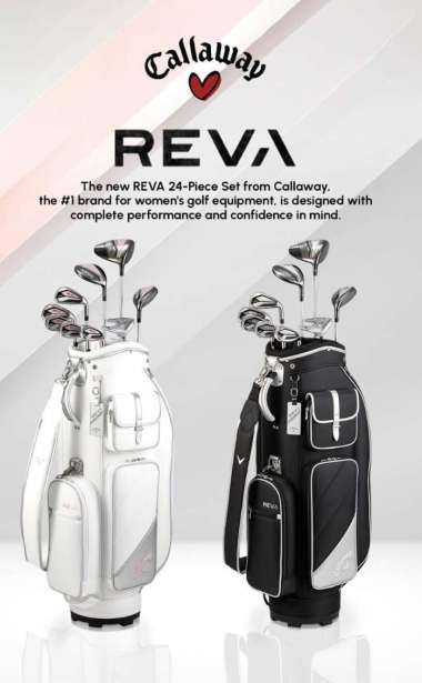 Golf Callaway Reva Full Set Ladies Set Stick Golf Original Hitam