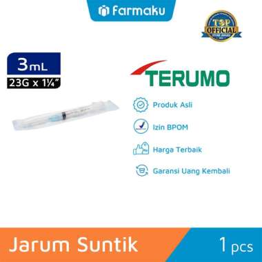 Terumo Disposable Syringe Spuit Jarum Suntik 3 cc