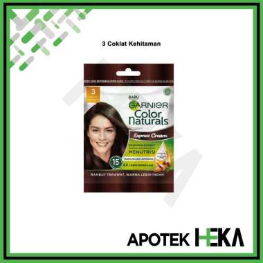 Garnier Color Naturals Express Cream / Ultra Color Sachet 3 Coklat Kehitaman