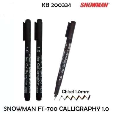 Pulpen Kaligrafi Snowman 700 Calligraphy Pen 1.0 / 2.0 / 3.0 Spidol Tulis Kaligrafi Drawing Pena Hur