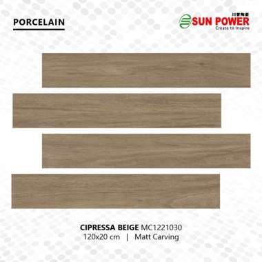 Granit Lantai Matt 120x20 - Cipressa Series | Sun Power Ceramics Cipressa Beige