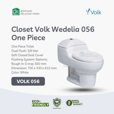 CLOSET DUDUK ONE PIECE / MONOBLOK VOLK 056 WEDELIA