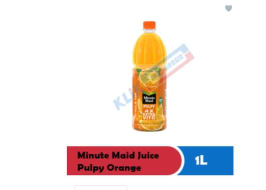 MINUTE MAID JUICE PULPY ORANGE BTL 1L