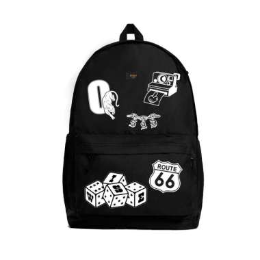 Otsky Backpack Tas Ransel Route Sixty Six X DTBP01 Sablon Premium BP ROUTE 66 (DTBP01)