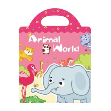 FG Buku Stiker Anak Reusable Jelly Sticker DIY Bag Style Book Jelly Sticker Activity Book BS01 BS01