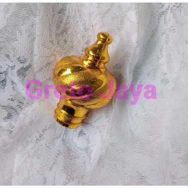 Tutup Korden Aluminium Penyangga Rel Rail Kaki Tiang Gorden Penutup Horden Bulat Kotak Gordyn Gordin