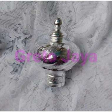 Tutup Korden Aluminium Penyangga Rel Rail Kaki Tiang Gorden Penutup Horden Bulat Kotak Gordyn Gordin