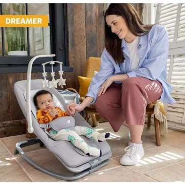 Joie Dreamer Soother Rocker & Bouncer Kursi Bayi Baby Swing Ayunan Bayi Infant Seat Baby Chair