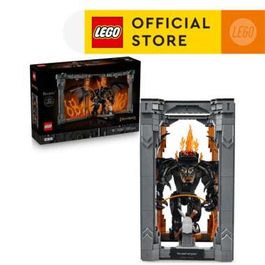 LEGO Icons 10367 The Lord of the Rings: Balrog Book Nook (1201 Pieces), Building Block, Toys, Bricks