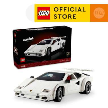 LEGO Icons 10337 Lamborghini Countach 5000 Quattrovalvole (1506 Pieces), Building Block, Toys, Brick