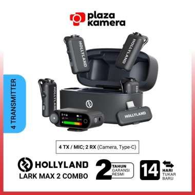 Hollyland Lark MAX 2 Mikrofon Combo Wireless Microphone COMBO 4-Person