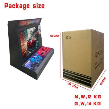 PANDORA DX Plus Arcade Games Fighting Stick 3D Game Box Retro Video Game DINGDONG Arcade 2 PLAYER WI