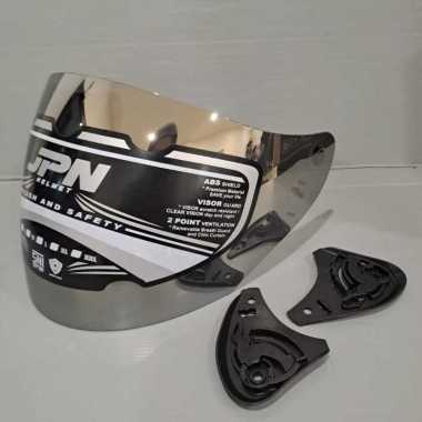 Kaca Visor Helm Jpn Galaxy Original Free Rachet SILVER