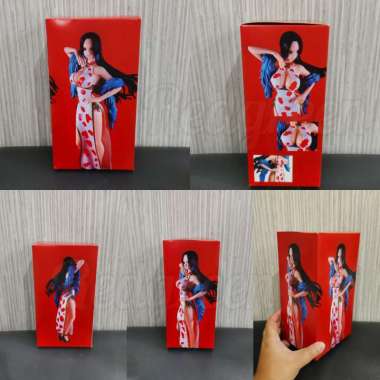 mainan anak action figure boa hancock swet gaun putih dot merah koleksi