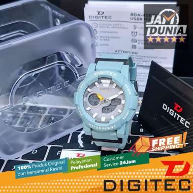 JAM TANGAN WANITA ANALOG DIGITAL DIGITEC ORIGINAL BLUE BDA-4083T GRL BDA 4083 DIGITEC 4083