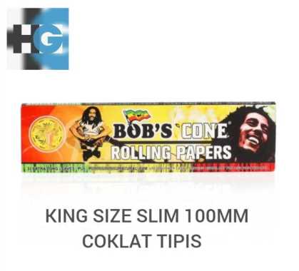 Kertas Bob Marley King Size Slim 110MM - Brown Paper