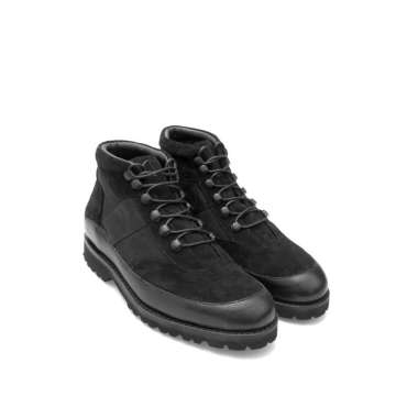 DEFCON BLACK Sepatu Kulit Boots Pria by Mario Minardi 39