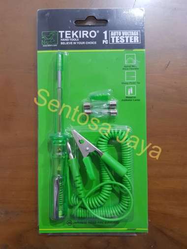 TEKIRO Test Pen DC / Obeng Tespen / Tespen DC / Auto Voltage Tester