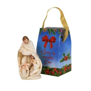 Italy - Patung Keluarga Kudus Palungan 8,5 cm