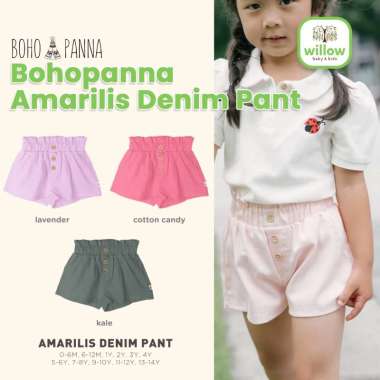 Celana Anak - Bohopanna Amarilis Denim Pant 3Y Lavender