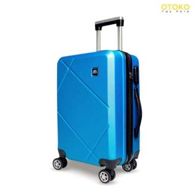 Koper polo geneva 24 inch Koper fiber koper bagasi koper besar biru metalik