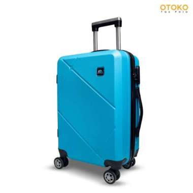 Koper polo geneva 24 inch Koper fiber koper bagasi koper besar sky blue