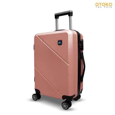Koper polo geneva 24 inch Koper fiber koper bagasi koper besar Rosegold