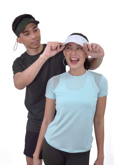 Trijee - ES Visor Flex U / Topi Olahraga / Topi Olahraga Visor / Visor Cap / Topi Visor Wanita / Top