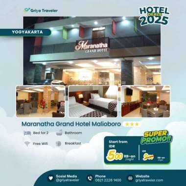 Hotel Yogyakarta Bintang 3 | Part 1 Hotel Maranatha Malioboro
