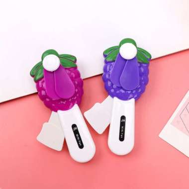 RB-C1313 Kipas Angin Anak Mini Fan Manual Genggam Karakter Buah Lucu Portabel / Mainan Kipas Angin T