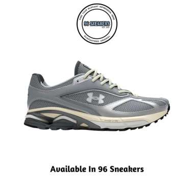 Sepatu Sneakers Pria Under Armour HOVR Apparition Grey (3027595-100) ORIGINAL 41