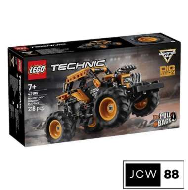 Lego Technic 42199 Monster Jam DIGatron Pull-Back mainan anak mobil truck monster Multi