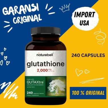 Promo Naturebell Glutathione Reduced 2000mg 240 Veggie Capsule Antioxidant  Herbal Care Diskon 5% Di Seller Herbal Care - Tanah Kali Kedinding, Kota  Surabaya