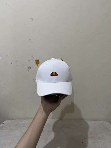 TOPI ELLESSE ELL UNISEX CASUAL CAPS EGT WHITE ORIGINAL All Size