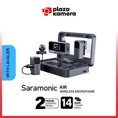 Saramonic AIR Mic Wireless Mic Podcast Mikrofon Nirkabel WITH LAVALIER