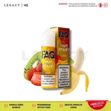 EJM FAQ Funky Monkey E-Juice 60ml - Premium USA Liqiud 3MG