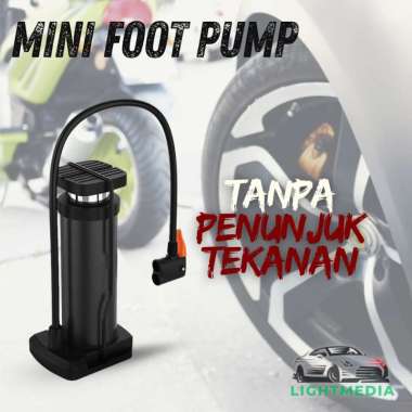 Pompa Ban Mobi Motor Pompa Injak 160 psi Tanpa Gauge