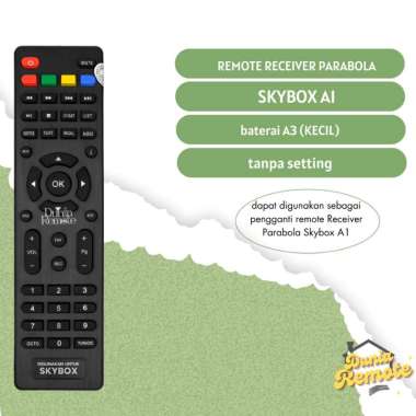 Langsung Connect!!! Remot Remote Receiver Parabola Digital Skybox A1 SKYBOX-A1 NEW / PLUS