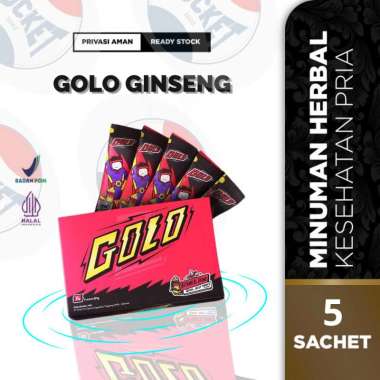 Golo Ginseng Original Botanical Drink Serbuk Royal Jelly / Banana 3 Sachet