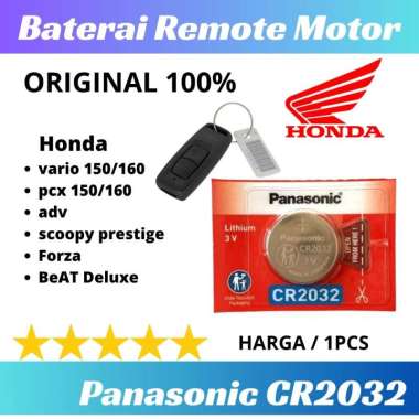 Baterai Battery Remot Motor Honda Vario 150/160 PCX 150/160 ADV Scoopy Prestige Stylo Beat Deluxe Ba
