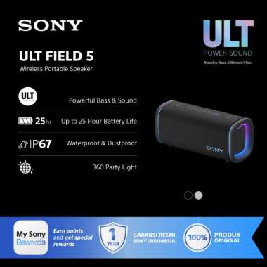 SONY ULT Field 5 Wireless Portable Speaker / SRS-ULT50 Black