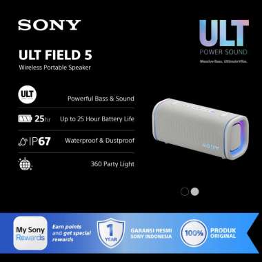 SONY ULT Field 5 Wireless Portable Speaker / SRS-ULT50 White
