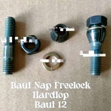 ( 1Biji ) Baut nap freelock hardtop 2F land cruiser FJ40 BJ40 baut freelock toyota hardtop free lock