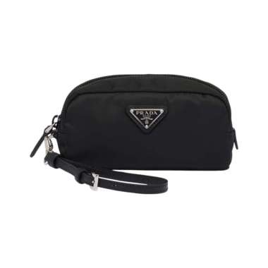 Prada Mini Re-Nylon Pouch Black Black