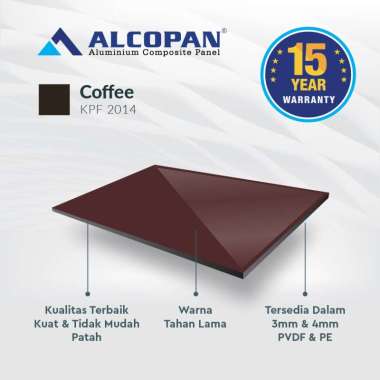 Acp Alcopan Coffe 4mm PVDF Outdoor