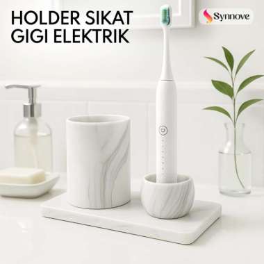 Tempat Sikat Gigi Elektrik Porselen Toothbrush Holder Sikat Gigi Dudukan Gantungan Sikat Gigi Electr