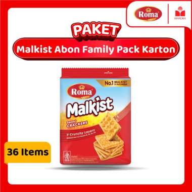 Paket Roma Malkist Crackers Family Pack Karton
